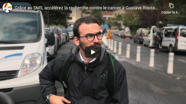 Grâce au SMS, accélérez la recherche contre le cancer à Gustave Roussy ! Grâce au SMS, accélérez la recherche contre le cancer à Gustave Roussy !